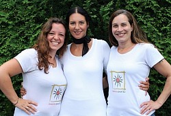 Event team. Sabrina Molter, Susanne Pitruzzella, Miriam Wiedmann.