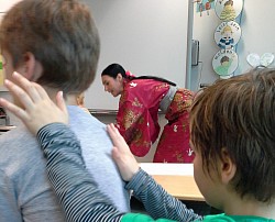 Samurai-Program at school.